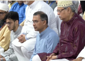 রাষ্ট্রপতি ও প্রধানমন্ত্রীর অংশগ্রহণে ঈদুল ফিতরের প্রধান জামাত অনুষ্ঠিত