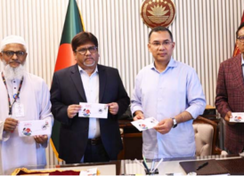 স্বাধীনতা দিবস উপলক্ষে স্মারক ডাকটিকিট উন্মোচন
