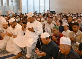 স্পীকারের সহধর্মিণী দিলারা হাফিজের রুহের মাগফিরাত কামনা করে দোয়া মাহফিল অনুষ্ঠিত