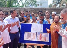 দোয়া মাহফিলের মধ্য দিয়ে শ্রীমঙ্গল শিশু পরিবারের দুই ভবনের নির্মাণকাজ শুরু