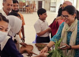 বেঙ্গলী মিডিয়াম হাই স্কুলে সবজি প্রদর্শনী