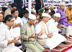 জাতীয় ঈদগাহে প্রধান জামাতে নামাজ আদায় করলেন রাষ্ট্রপতি ও প্রধানমন্ত্রী
