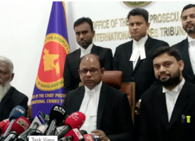 ‘যেখানে পাবে সোজা গুলি করবে’ নির্দেশ দিয়েছিলেন শেখ হাসিনা: চিফ প্রসিকিউটর