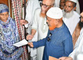 জুলাই শহীদ পরিবারের সঙ্গে জামায়াত নেতাদের ঈদ উদযাপন