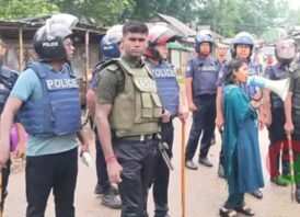 ময়মনসিংহের নান্দাইল উপজেলার খারুয়া ইউনিয়নের দুই গ্রামের বাসিন্দাদের চলমান বিরোধ ও সংঘর্ষের আশংকায় ১৪৪ ধারা জারি