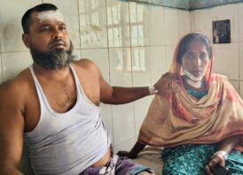 সাপাহারে প্রতিপক্ষের হামলায় স্বামী – স্ত্রী গুরুতর আহত
