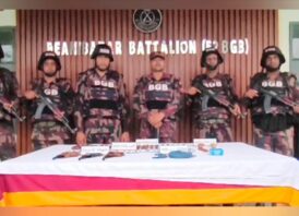 বড়লেখা সীমান্তে বিজিবির অভিযানে বিদেশি পিস্তল ও উচ্চ বিস্ফোরক উদ্ধার