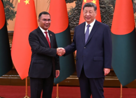 চীনের প্রেসিডেন্টের সঙ্গে প্রধানমন্ত্রী তারেক রহমানের বৈঠক শুরু