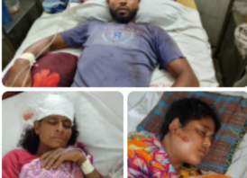 সাপাহারে বিবাদমান সম্পত্তি নিয়ে সৃষ্ট সংঘর্ষে মহিলা সহ আহত-৩