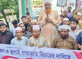 জুলাই সনদ বাস্তবায়নের দাবিতে মনোহরগঞ্জে জামায়াতের গণমিছিল ও সমাবেশ