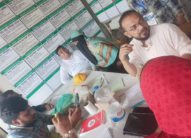 দয়াগঞ্জে ওরাল কলেরা টিকা খাওয়ানো ক্যাম্পেইন, বিনামূল্যে দুই ডোজ টিকা