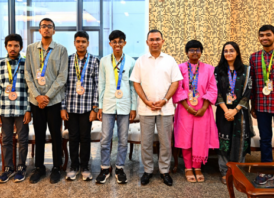 গণিত অলিম্পিয়াড বিজয়ীদের সঙ্গে প্রধানমন্ত্রীর সাক্ষাৎ