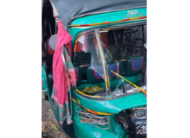 পাবনার সাঁথিয়ায় সড়ক দুর্ঘটনায় সিএনজি চালক নিহত
