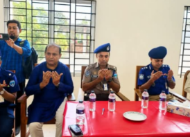 নবগঠিত বাংলাবাজার পুলিশ ফাঁড়ির উদ্বোধন