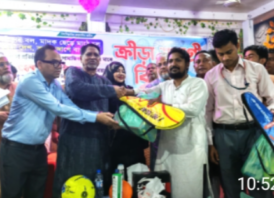 মাদক রুখতে ৭৫ প্রতিষ্ঠান-সংগঠনে ক্রীড়া সামগ্রী বিতরণ